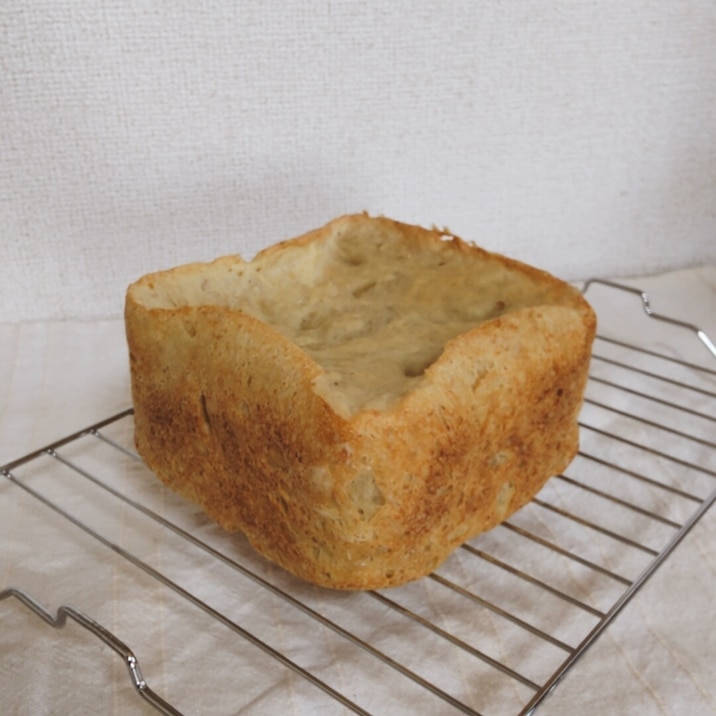 【中力粉で作る】豆腐オートミール食パン